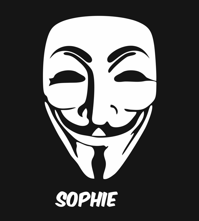 Bilder anonyme Maske namens Sophie