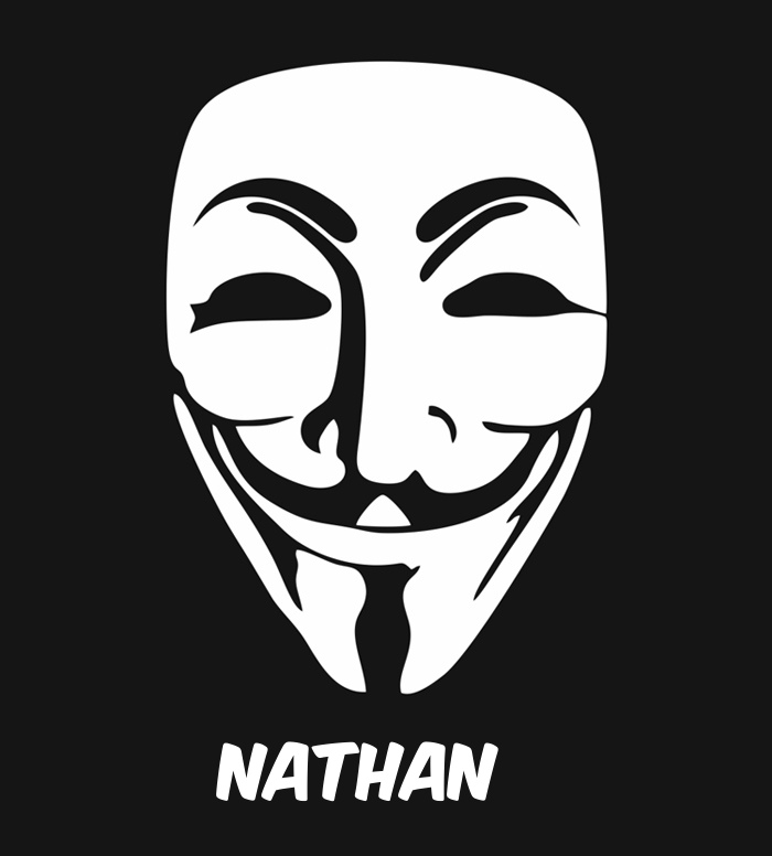 Bilder anonyme Maske namens Nathan