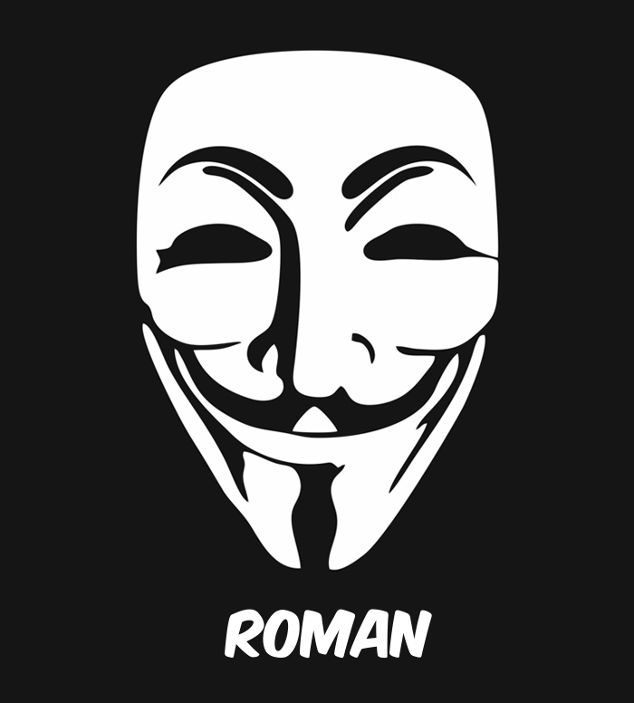 Bilder anonyme Maske namens Roman