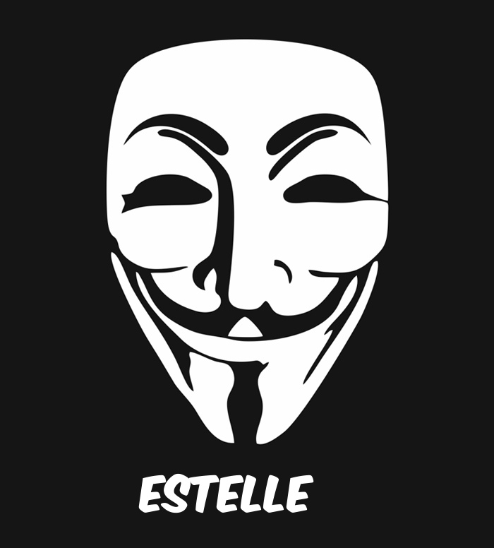 Bilder anonyme Maske namens Estelle