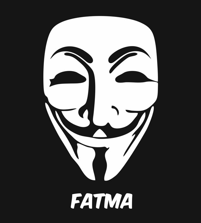 Bilder anonyme Maske namens Fatma