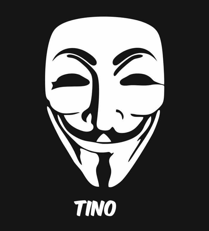 Bilder anonyme Maske namens Tino