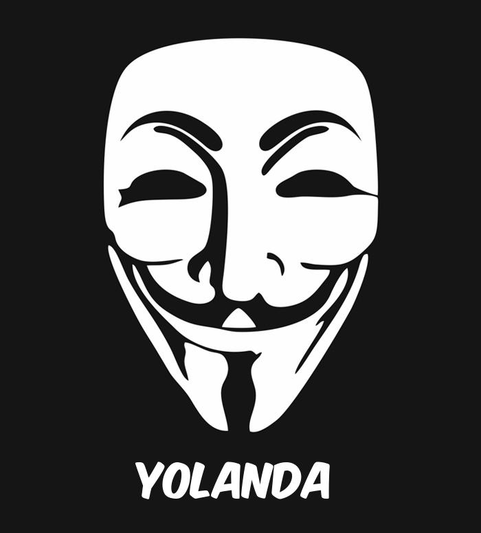 Bilder anonyme Maske namens Yolanda