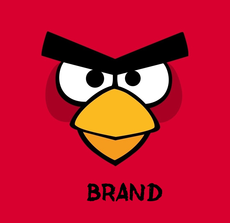 Bilder von Angry Birds namens Brand