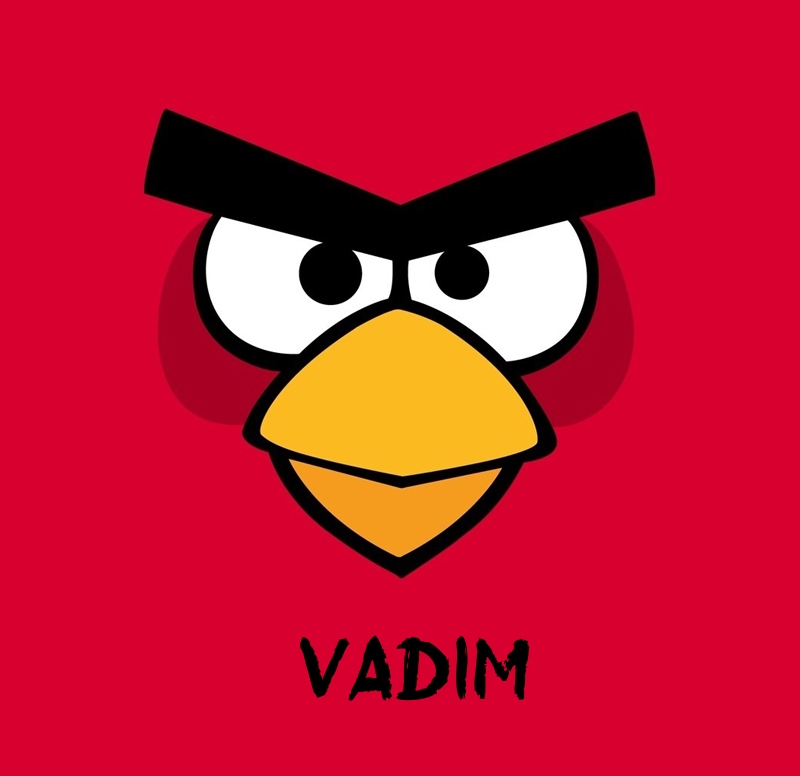 Bilder von Angry Birds namens Vadim