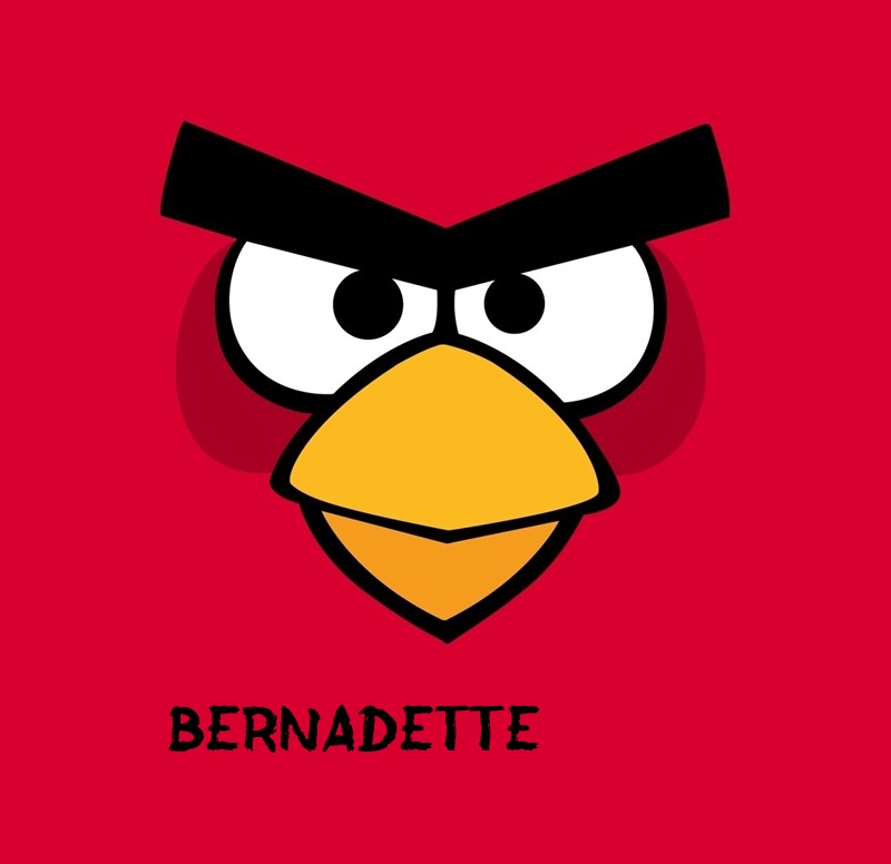 Bilder von Angry Birds namens Bernadette