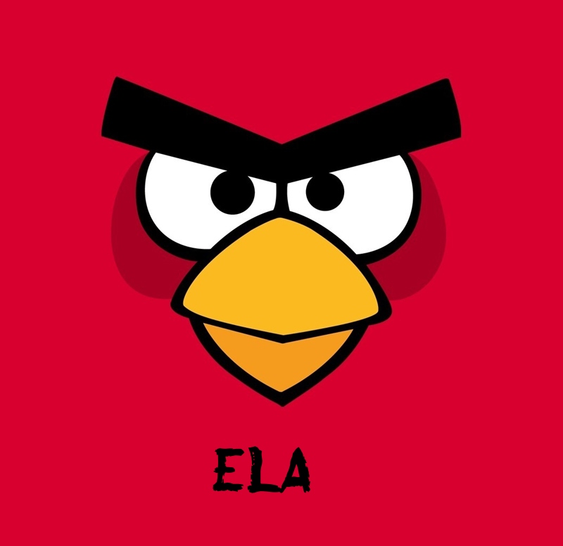 Bilder von Angry Birds namens Ela