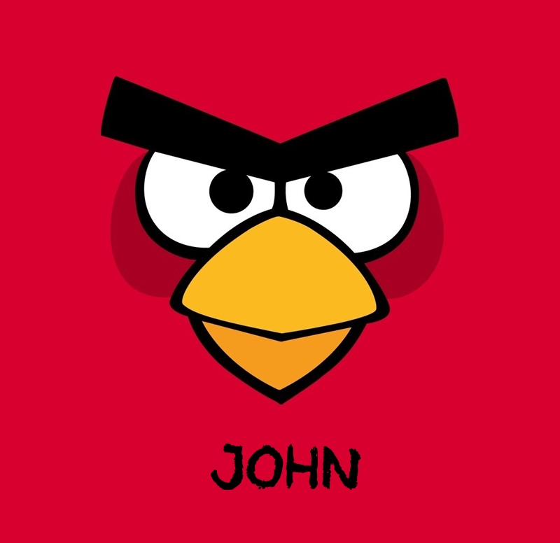Bilder von Angry Birds namens John
