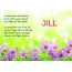 Ein schnes Happy Birthday Gedicht fr Jill