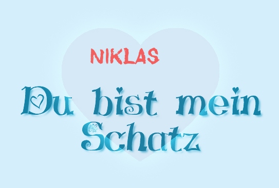 Niklas - Du bist mein Schatz!